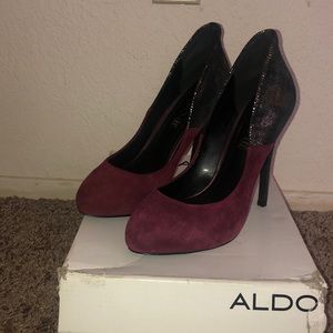 Aldo Suede Heels